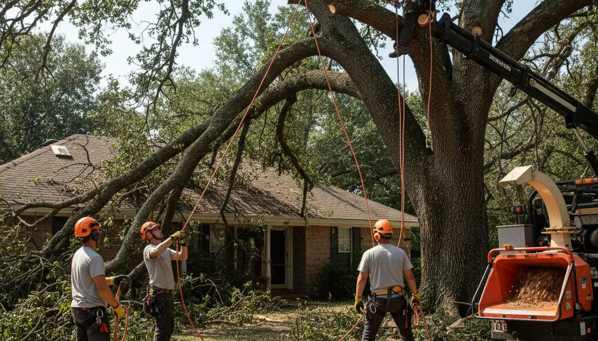 24/7 emergency tree removal crew in Cambridge, MA clearing storm-damaged trees safely
