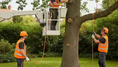 Cambridge, MA arborist treating tree disease on a residential property