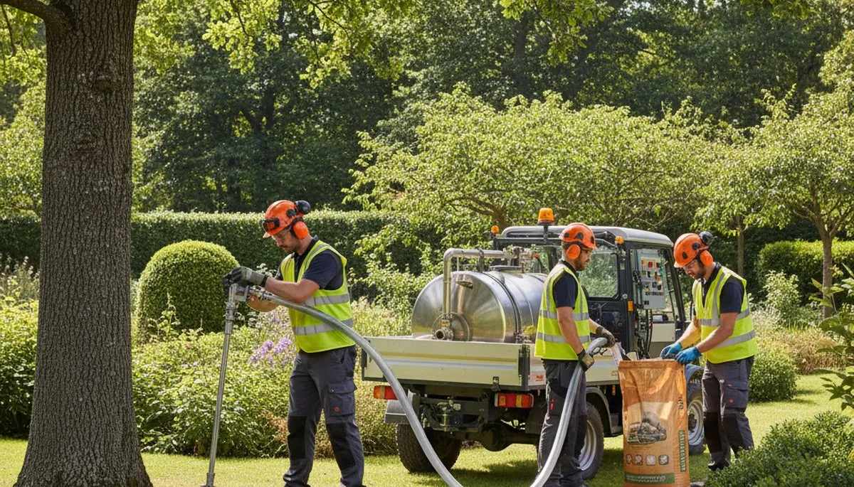 Cambridge, MA arborist fertilizing trees for healthier growth and stronger root support