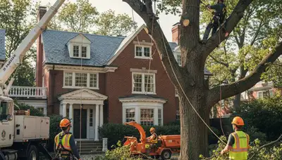 Tree removal team serving Cambridge, MA for safe tree cutting and cleanup